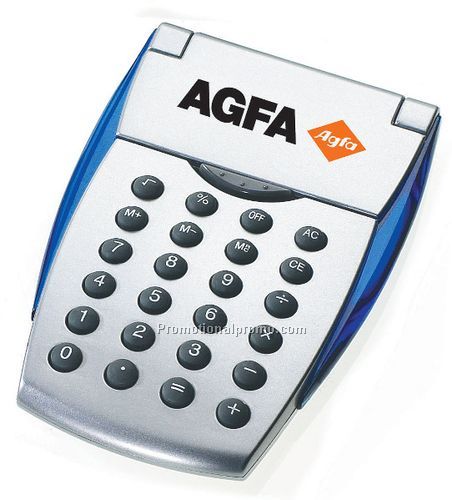 Robotic Flip Top Calculator - Blue