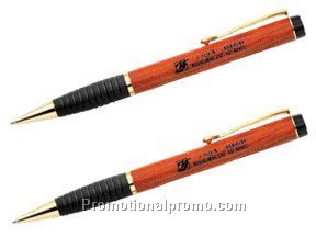 Rosewood pen with ergonomic grip