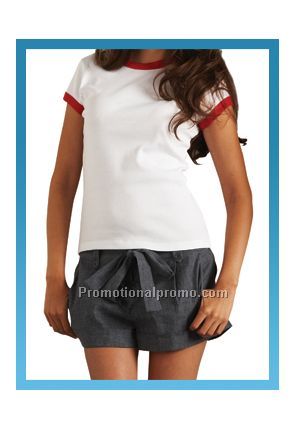 SHORT SLEEVE RINGER T-SHIRT