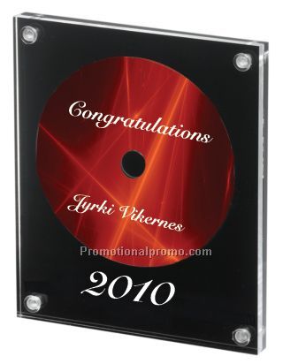 Sandwich Frame with clear over black acrylic