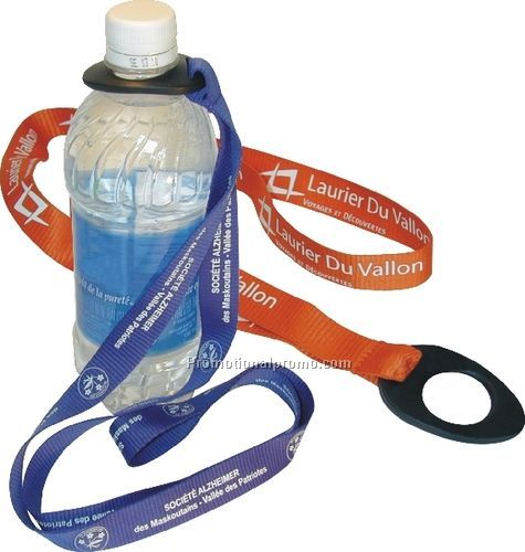 Screenprinted Bottle Holder Lanyard - 3/4