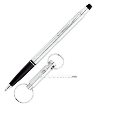 Selectip Rolling Ball Pen with Key Ring Set