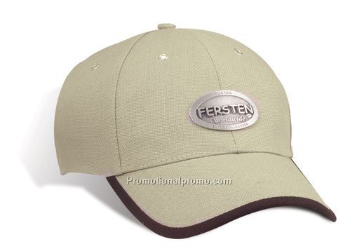 Semi-Low Fit, Double Piqu59692 Contrasting Binding on Peak & 6 Silver Metal Eyelets