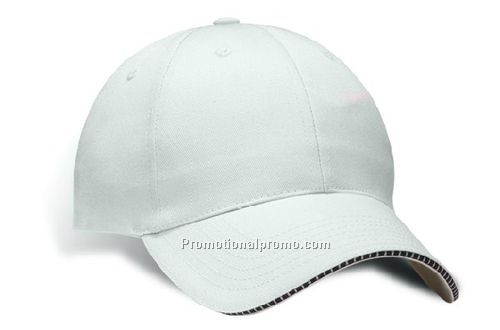 Semi-Low Fit, Premium Cotton Twill, Motion-Lines Sandwich Peak