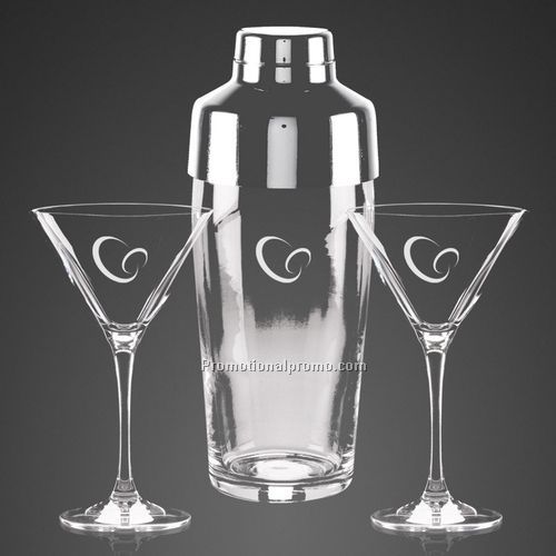 Shaker & 2 Signature Martini