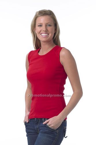 Sleeveless Crew Neck, Shoulder Insert