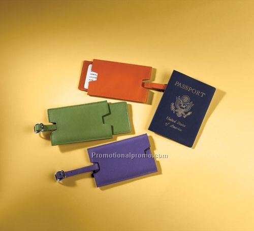Slideout privacy luggage tag