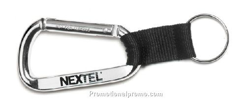 Standard Carabiner Key Holder w/ Lanyard Attachment
