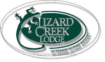 Stock Clear Matte Polypro Roll Labels - Oval