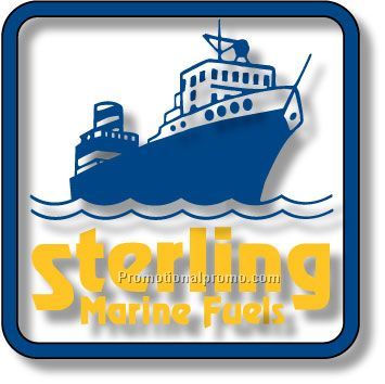 Stock Clear Matte Polypro Roll Labels - Square