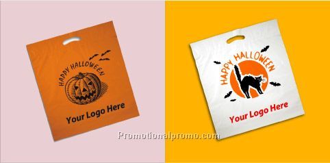 Stock Printed Halloween Bags 1 color and 2 color designs
