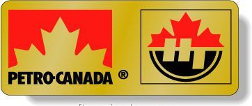 Stock Shape Dull Gold Foil Paper Roll Labels - Rectangle with round corners