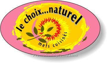 Stock Shape Fluorescent Red Roll Labels - Oval