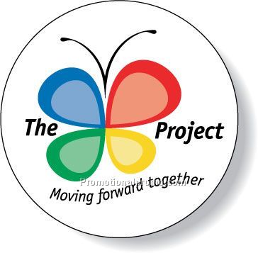 Stock Shape White Matte Polyolefin Roll Labels - Circle