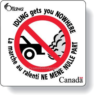 Stock Shape White Matte Roll Labels - Square with round corners