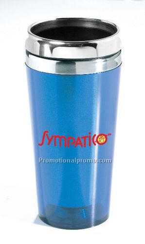 Translucent Tumbler With Stainless Steel Lid 16 oz