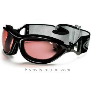 Traverse - Shiny Black Frame with Modulator Rose and Bolle 100 Gun Lens
