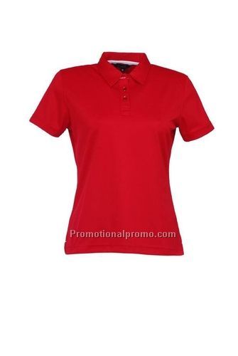 WOMEN'S COOLON GOLF SHIRT - Red