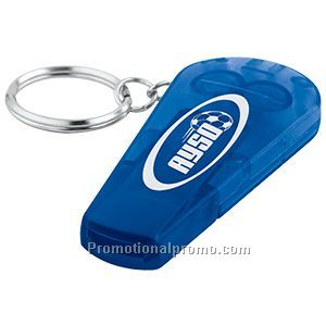 Whistle Key Tag with Light