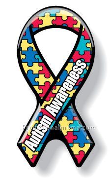 White Domed Ribbon Decal