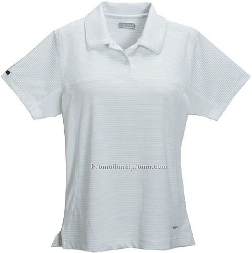 Women's Onyx Panel Stripe Polo