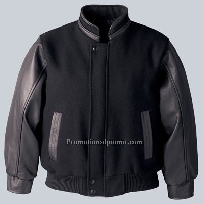 Youth Melton and Leather Jacket