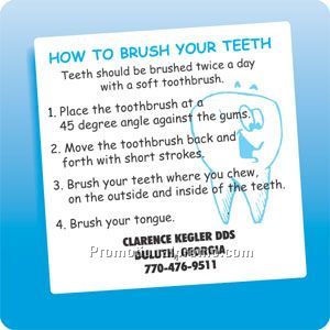 health & safety magnet - Brush Teeth