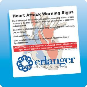 health & safety magnet - Heart Attack Signs