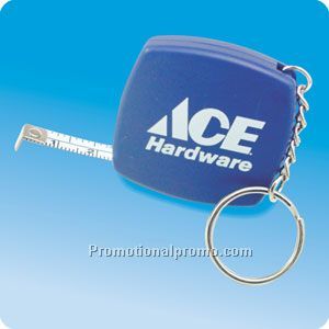 tape measure - square w/key chain