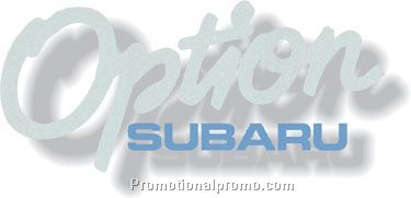 .007 Shiny White Reflective Silhouette Decals