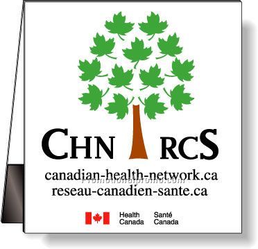 .010 White Gloss Vinyl Magnetic Book Mark / no bleed edge