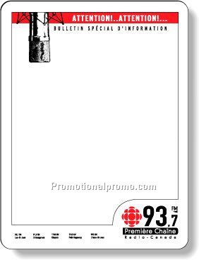 .020 Full Magnetic Memo Boards / rectangle with round corners