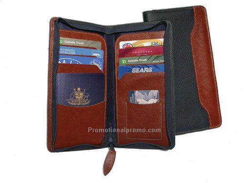 "Grand Trunk" Zipper Travel Wallet