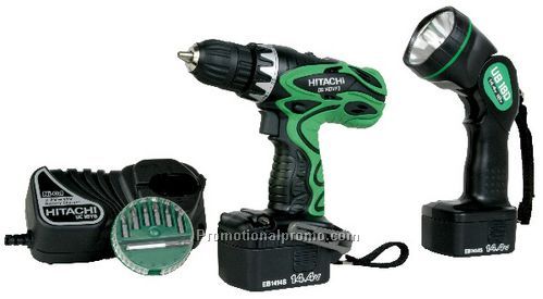 14.4 V Cordless Drill & Flashlight Kit - DS14DVF3