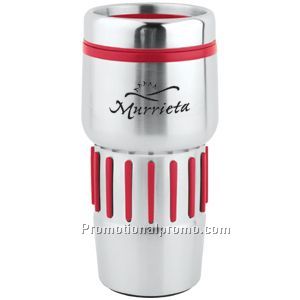 16 oz. Ribbed Stainless Tumbler