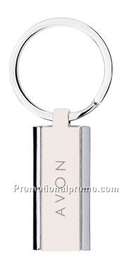 2-Tone Rectangular Key Ring