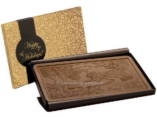 2 lb. Happy Holidays Bar Milk Chocolate