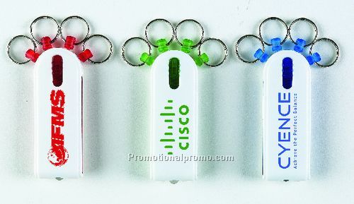 4 RING KEY HOLDER WITH LIGHT