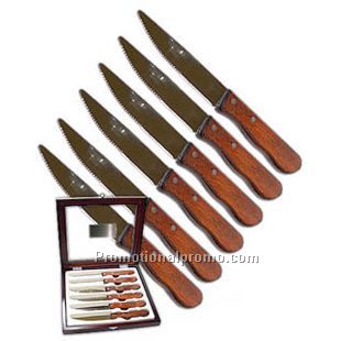 6 pc. Premium steak knife set