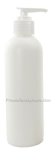 8oz White Bullet Pump Bottle