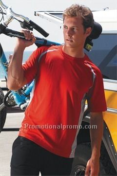 ALO MEN37459 SHORT SLEEVE COLOR-BLOCKED TEE