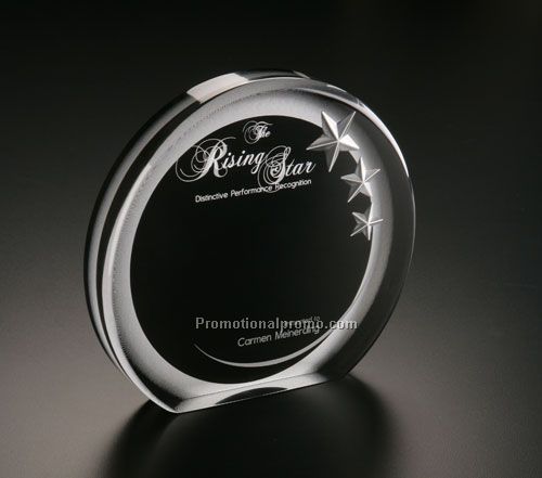 Acrylic Award w/Sculpted 5-Pointed Star