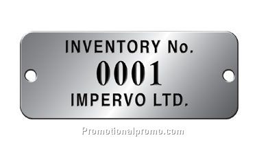 Aluminum Property Tags - 2 1/2