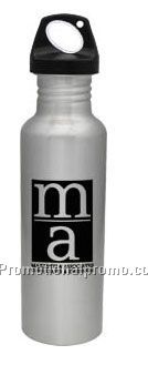 BPA FREE Aluminum Torpedo Collectin - 25 oz. Silver