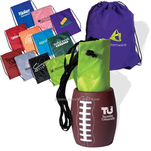 Bag-In-Football Can Holder Combo