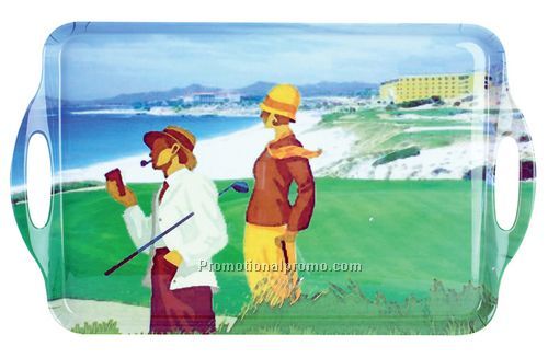 Beachside Golf serving tray