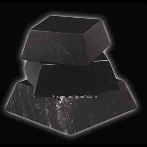Black Marble Pyramid Base - LG