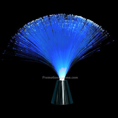 Blue Fiber Optic Lamp
