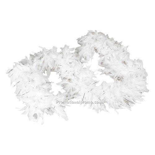 Boa 6' White With Silver Tinsel 60 GR