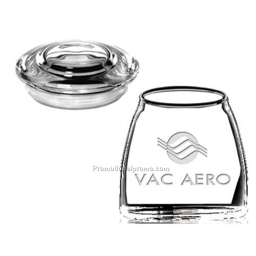 Candy jar with deep etch